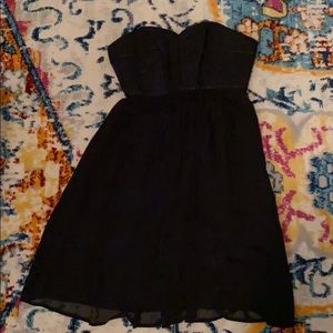 Little black strapless dress